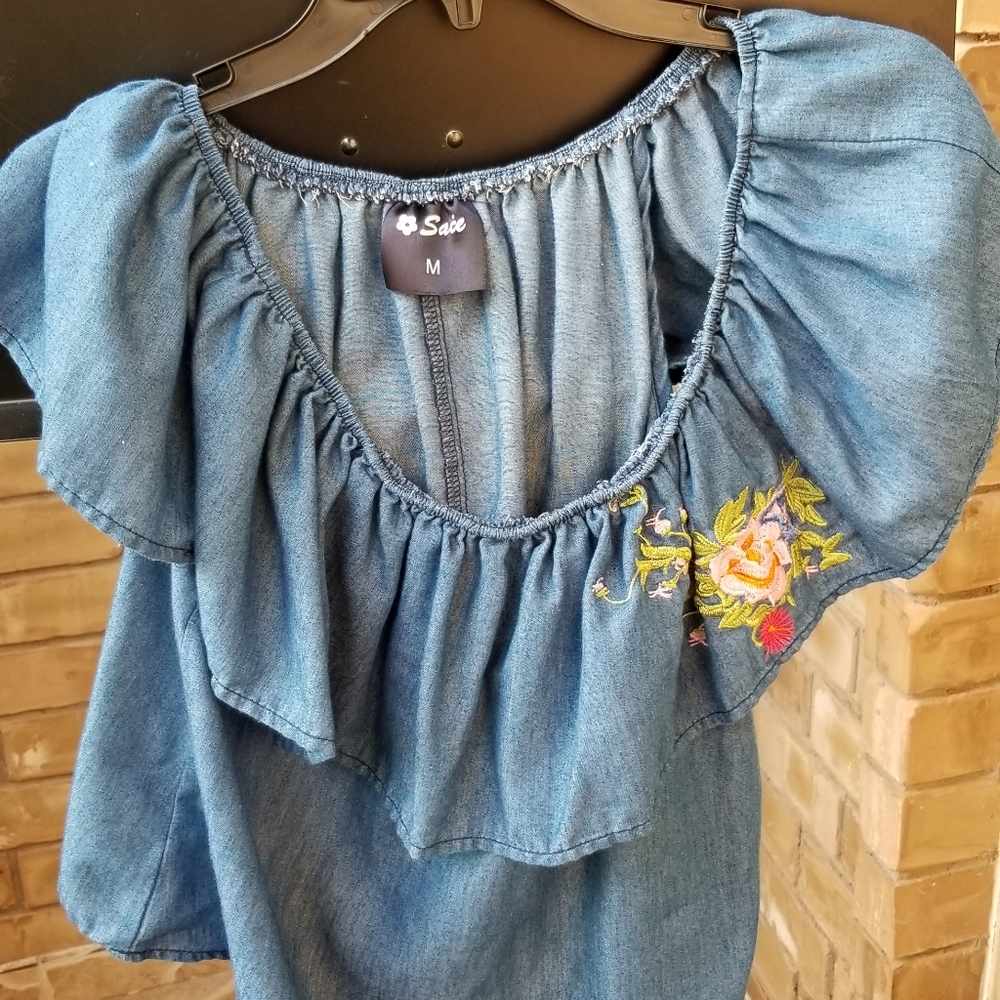 Off the shoulder shirt
